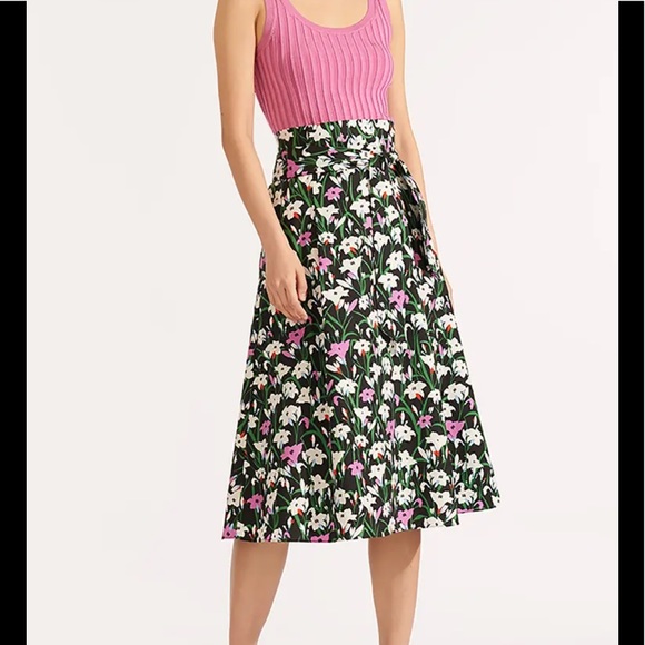 Veronica Beard Dresses & Skirts - NEW VERONICA BEARD Avi Floral black Print Skirt new 2
